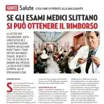 Esami medici e visite: tempi di attesa, rimborso e cosa fare in caso di malasanità, rivista Gente