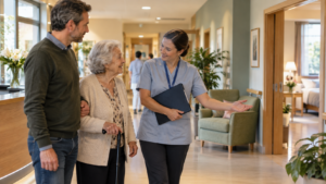 Ingresso in RSA con familiare e coordinatrice per accesso a posto convenzionato e quota sanitaria